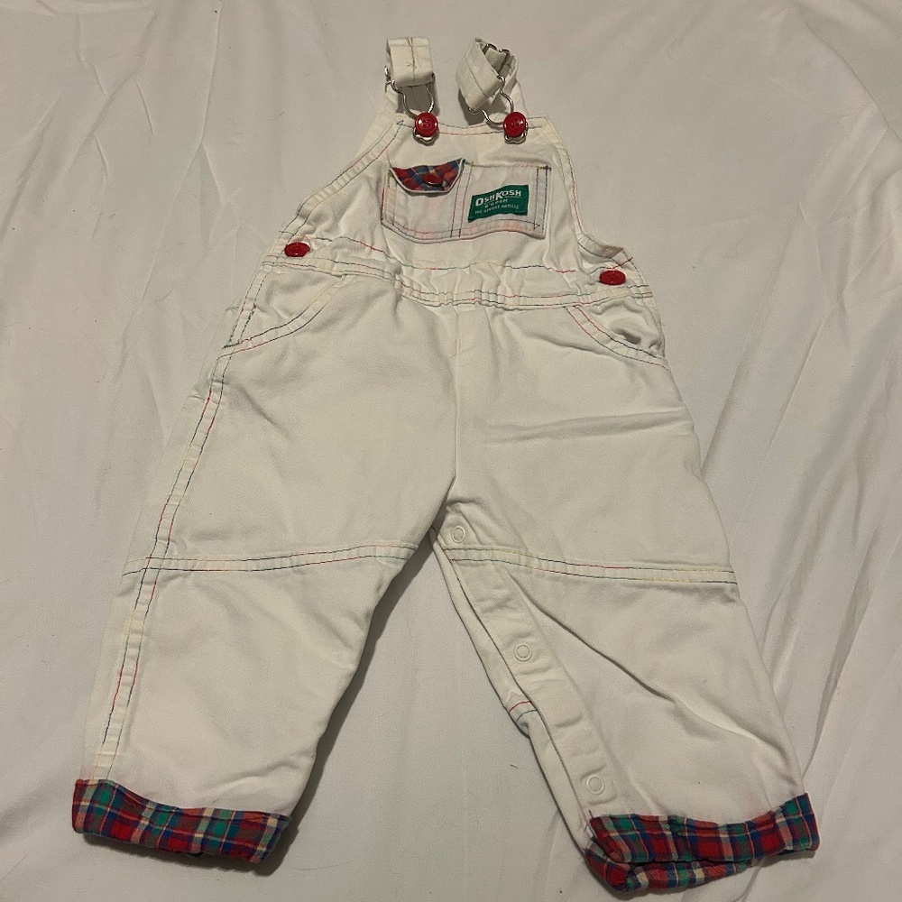 VINTAGE *** White Overalls